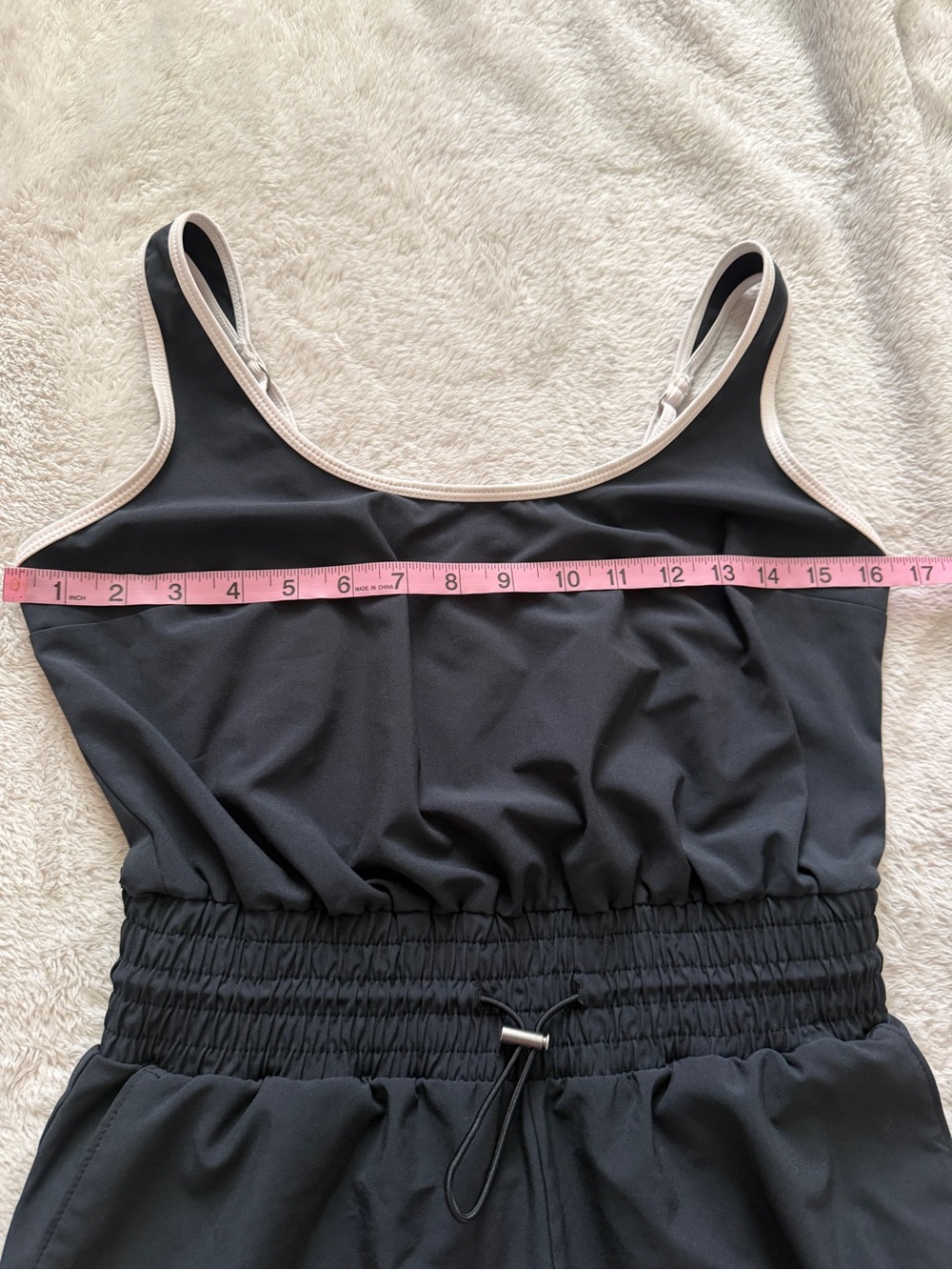 Abercrombie & Fitch Black Cinched Waist Active Romper Size S - Picture 5 of 8